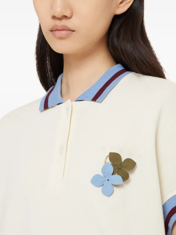 Marni フラワー ブローチ | ゴールドトーン | FARFETCH JP