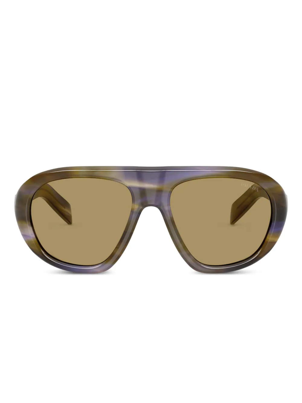 Prada Eyewear pilot-frame sunglasses - Verde