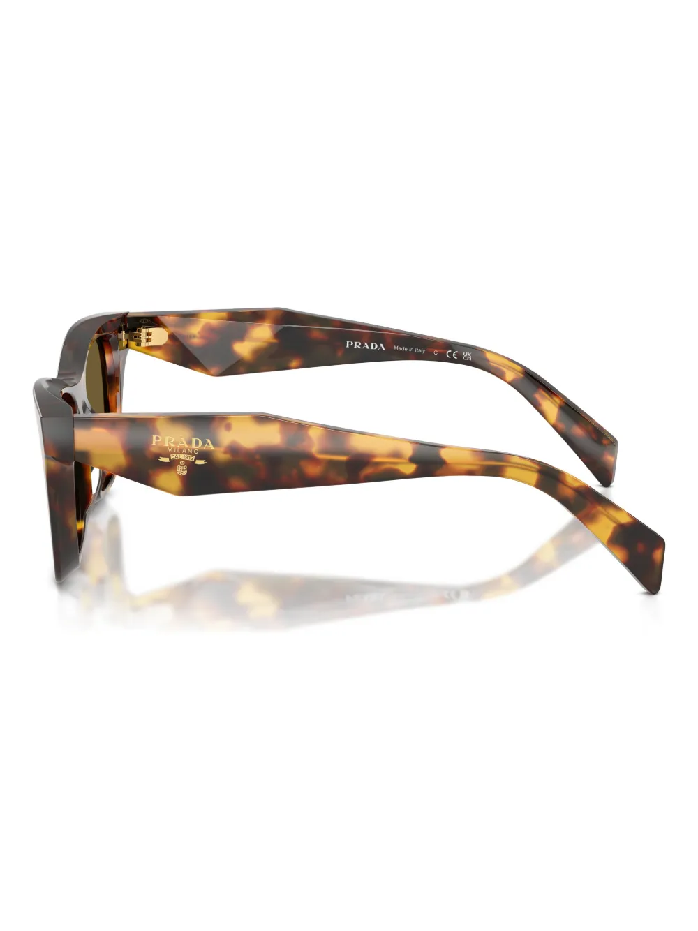 Prada Eyewear wayfarer-frame sunglasses - Bruin