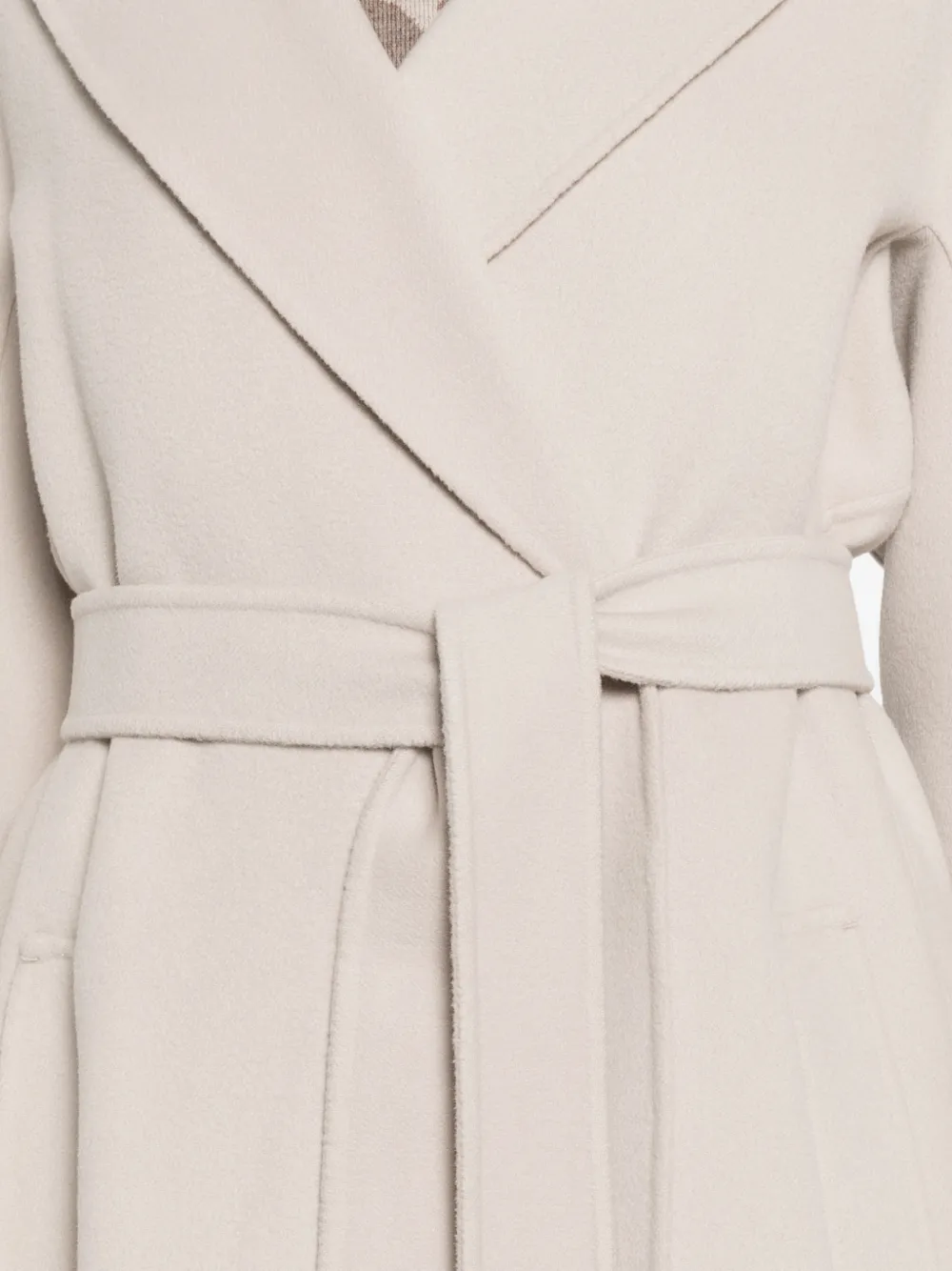 'S Max Mara Jas met ceintuur Beige