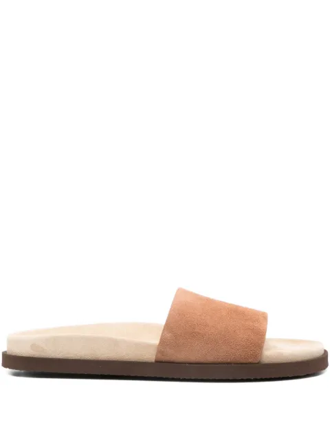 Brunello Cucinelli suede sandals