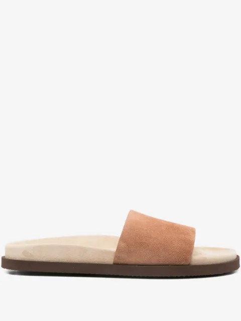 Brunello Cucinelli suede sandals