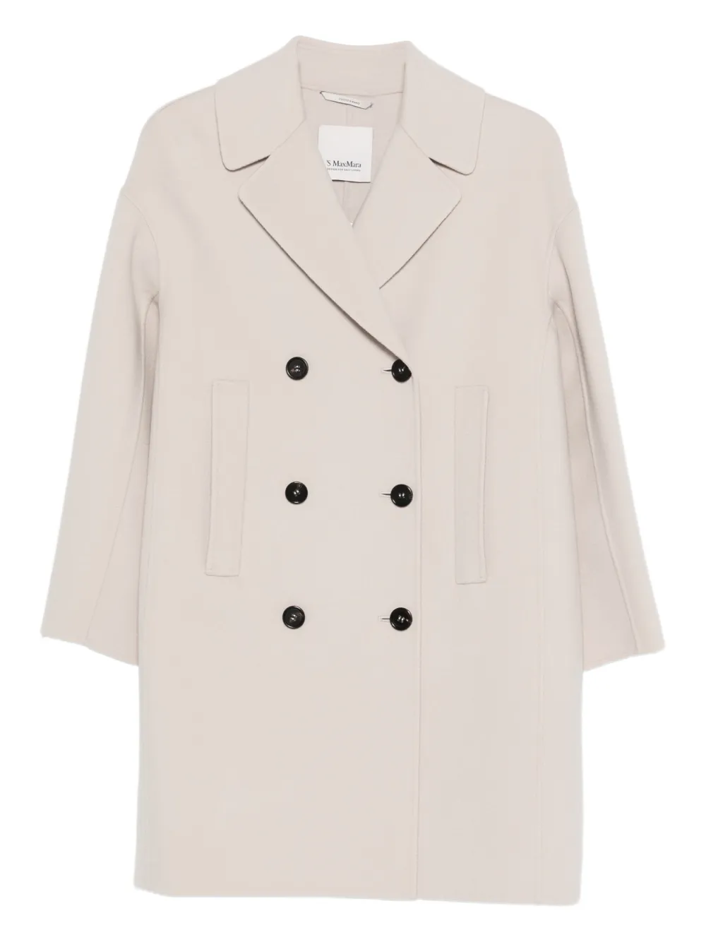 'S Max Mara double-breasted coat - Neutrals
