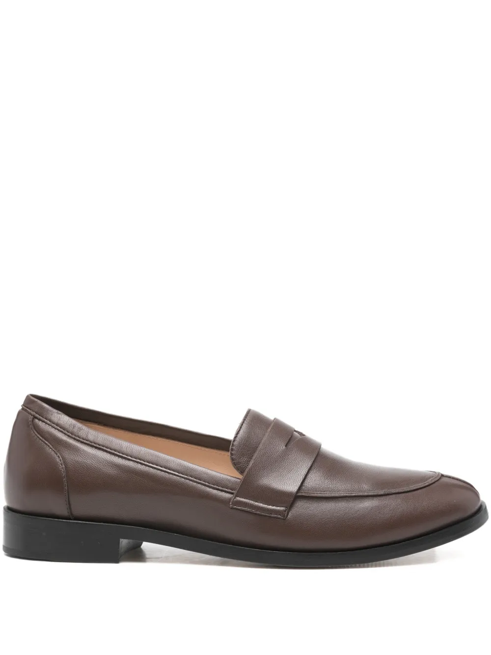 P.A.R.O.S.H. leather loafers - Marrone