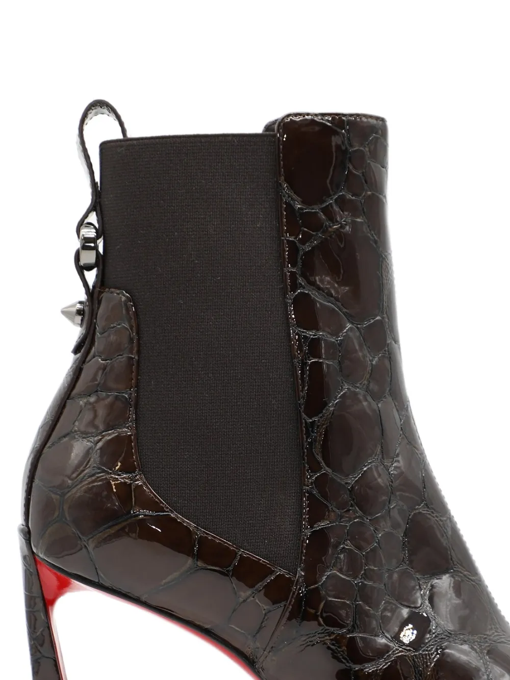 Christian Louboutin Condodo pointed glossy chelsea boots | Ankle Boots | Image 2