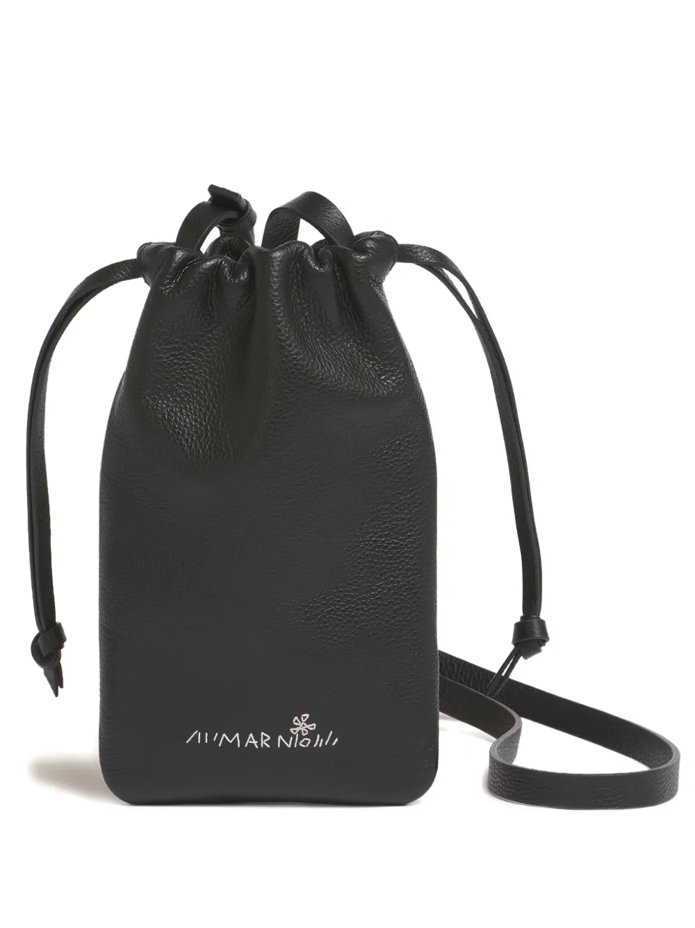 Marni Pouch per smartphone con ricamo - Nero