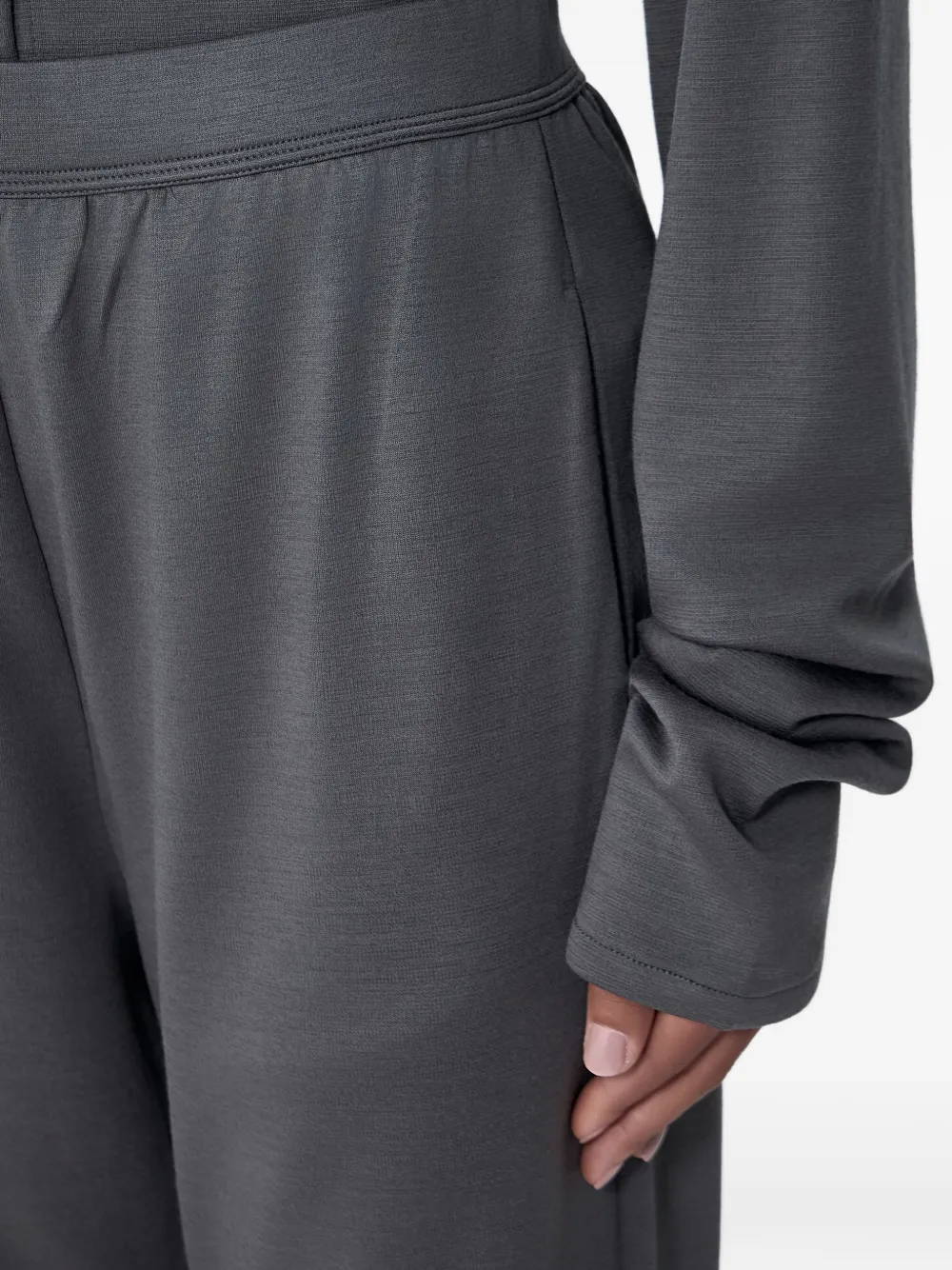 Rier Elasticated-waist Track Pants in Grey, view 4