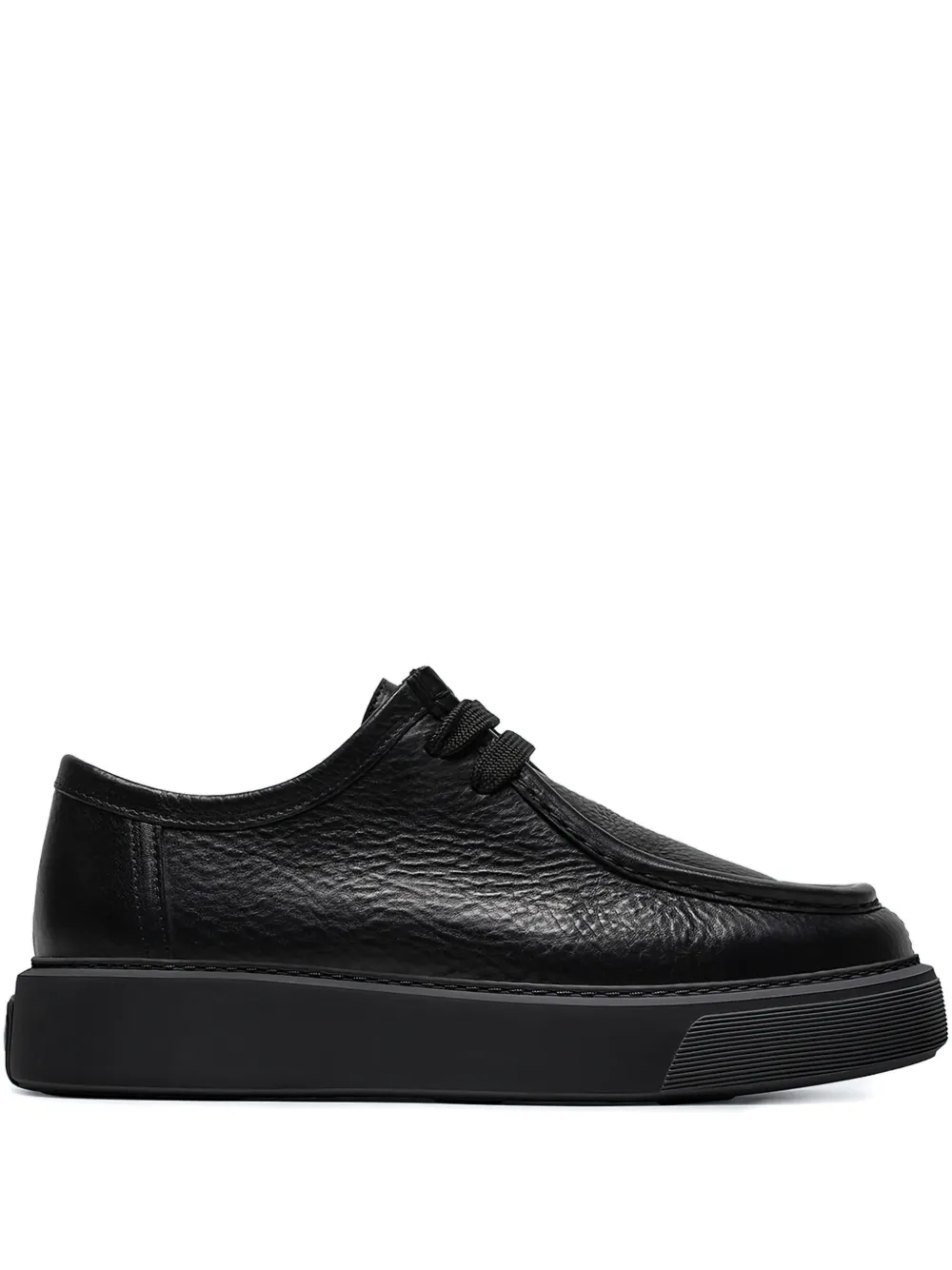 REFERENC round-toe leather derby shoes | negro | Image 1