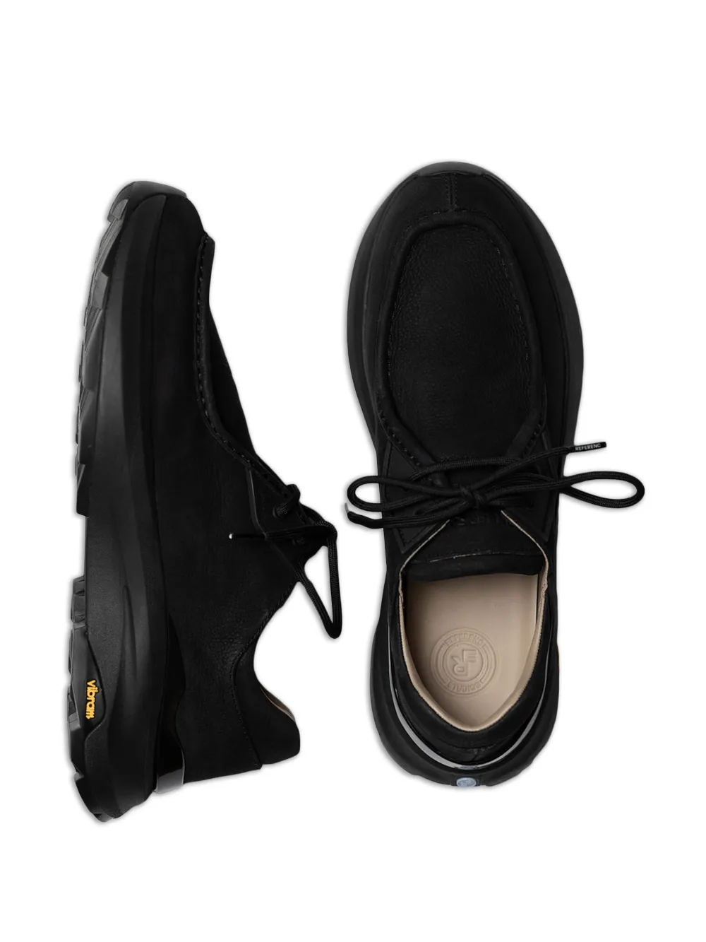 REFERENC Sneakers met ronde neus Zwart