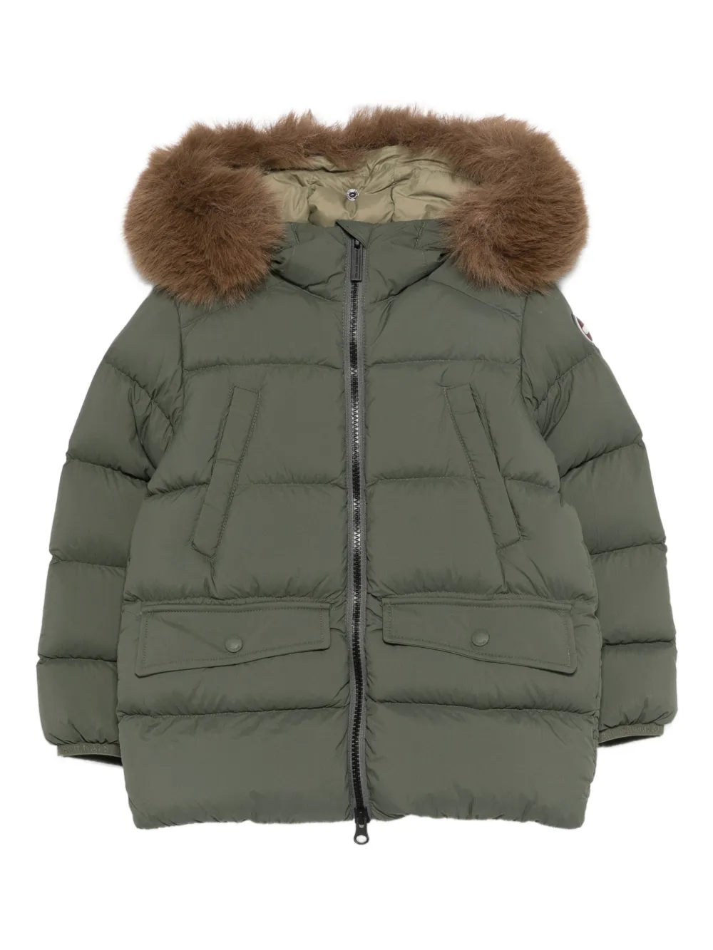 Colmar Kids quilted-design padded jacket - Verde