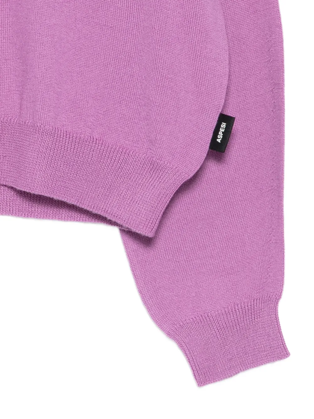 Aspesi Crew-neck Sweater In Purple
