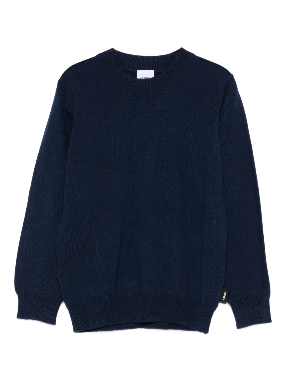 Aspesi Kids' Crew-neck Sweater In Blue