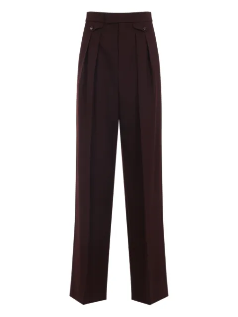 Chloé buttoned pleated trousers