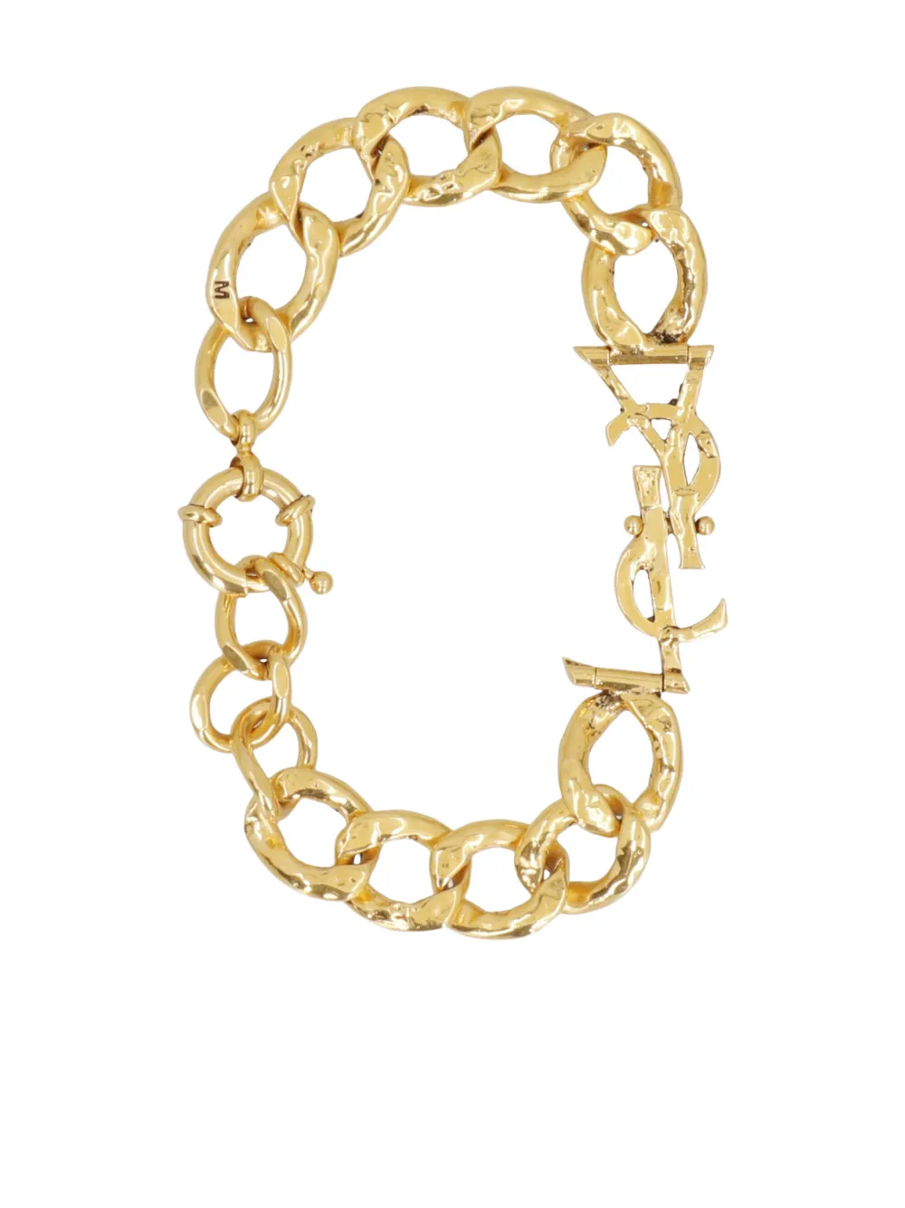 Saint Laurent Cassandre chain bracelet - Goud