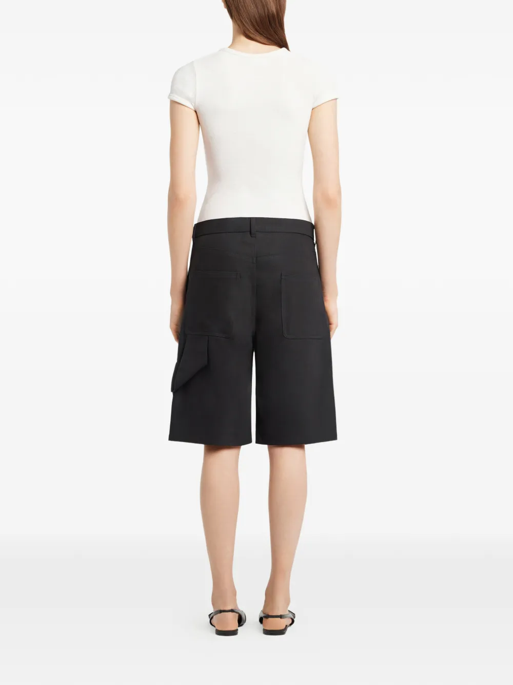  Courrèges Logo-embroidered T-shirt - Neutrals 