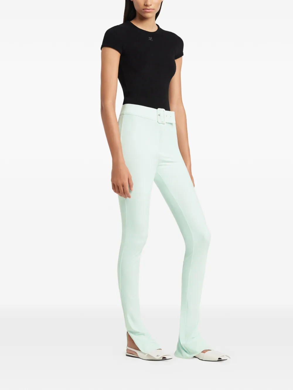 Courrèges T-shirt Zwart