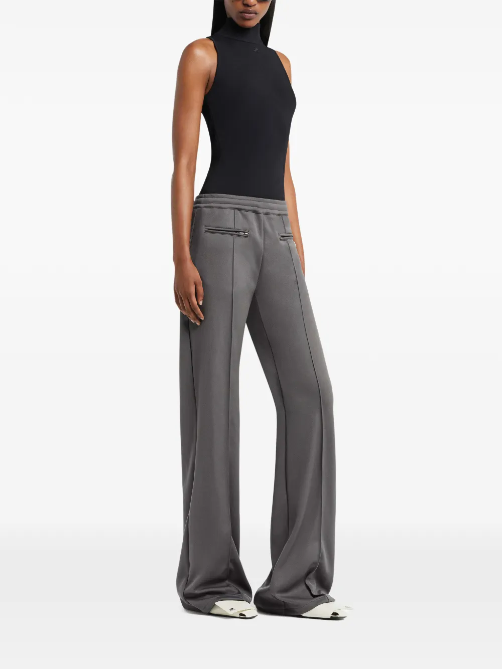 Courrèges Heritage gebreide tanktop Zwart