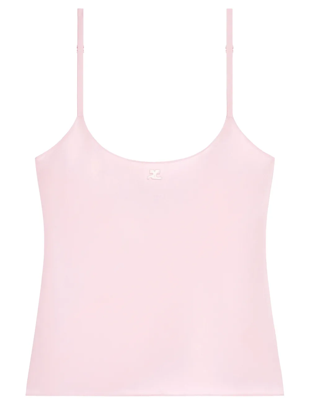 Courrèges Top con logo - Rosa