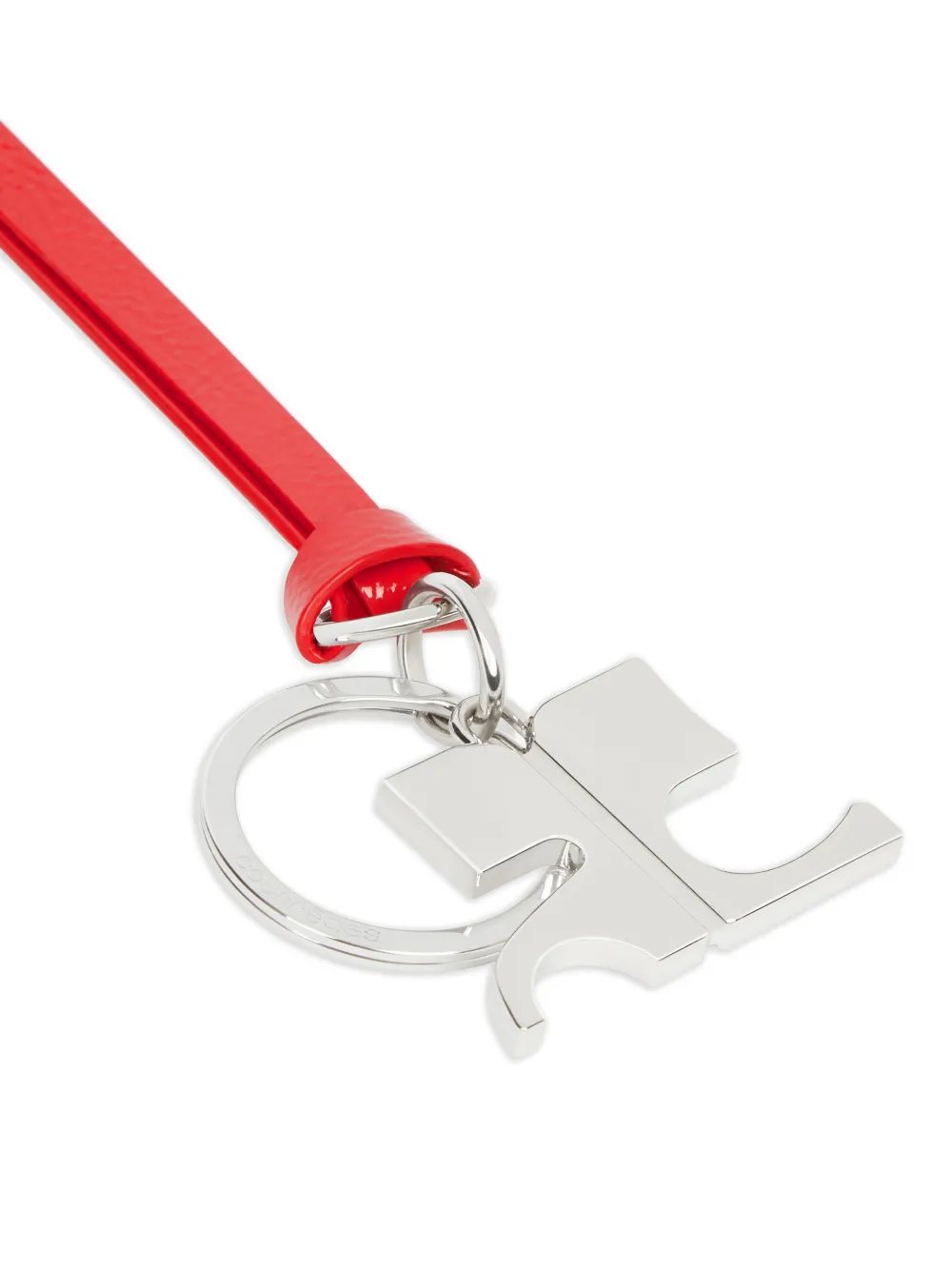 Courrèges logo-charm keyring | Men | Image 2