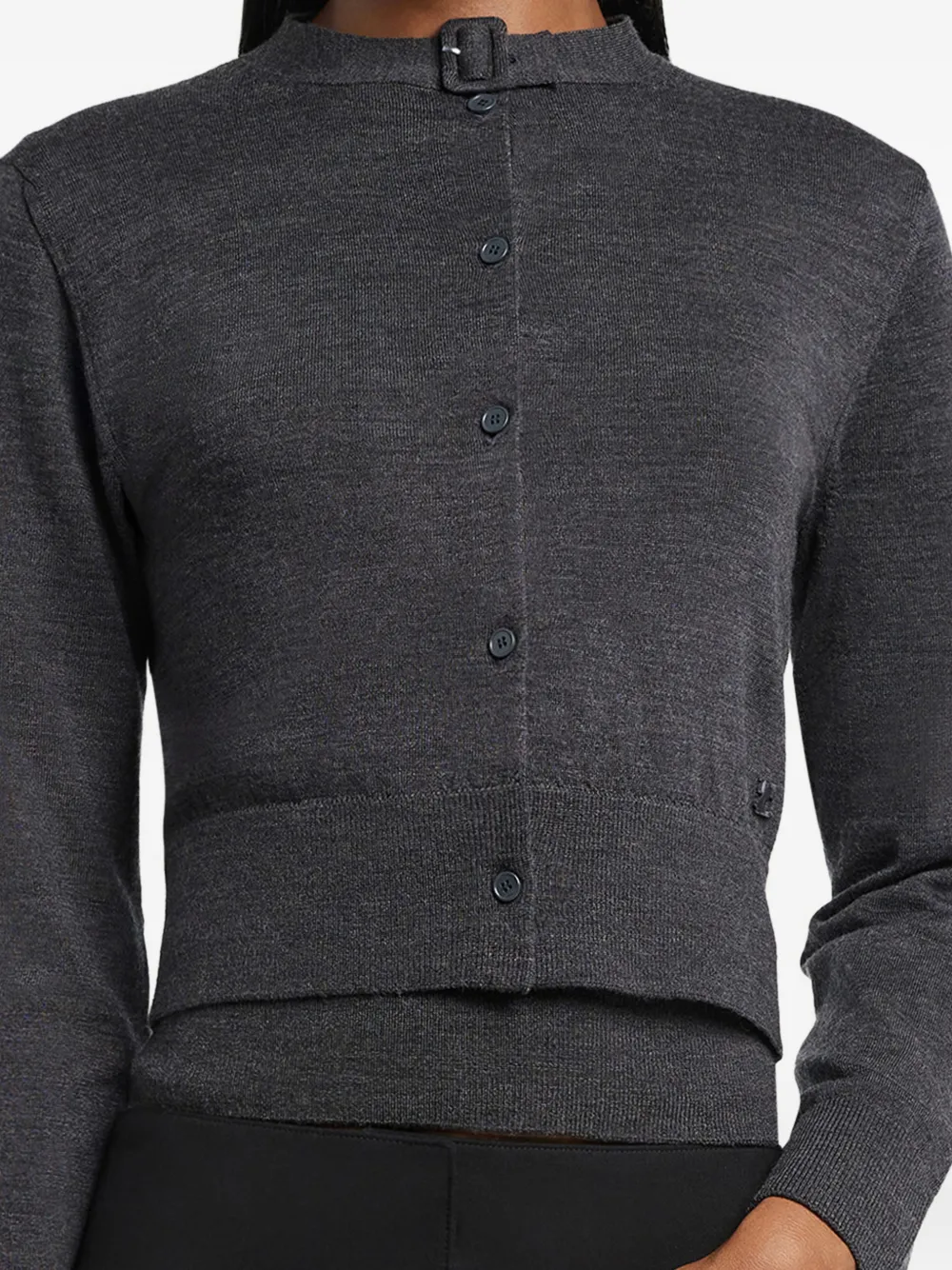Courrèges Vest met gesp knopen Grijs