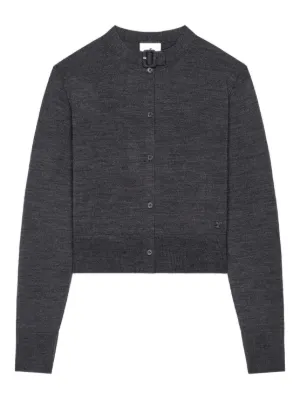 Courrèges クロップド カーディガン | ブラック | FARFETCH JP
