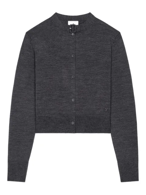 Courrèges buckle button cardigan