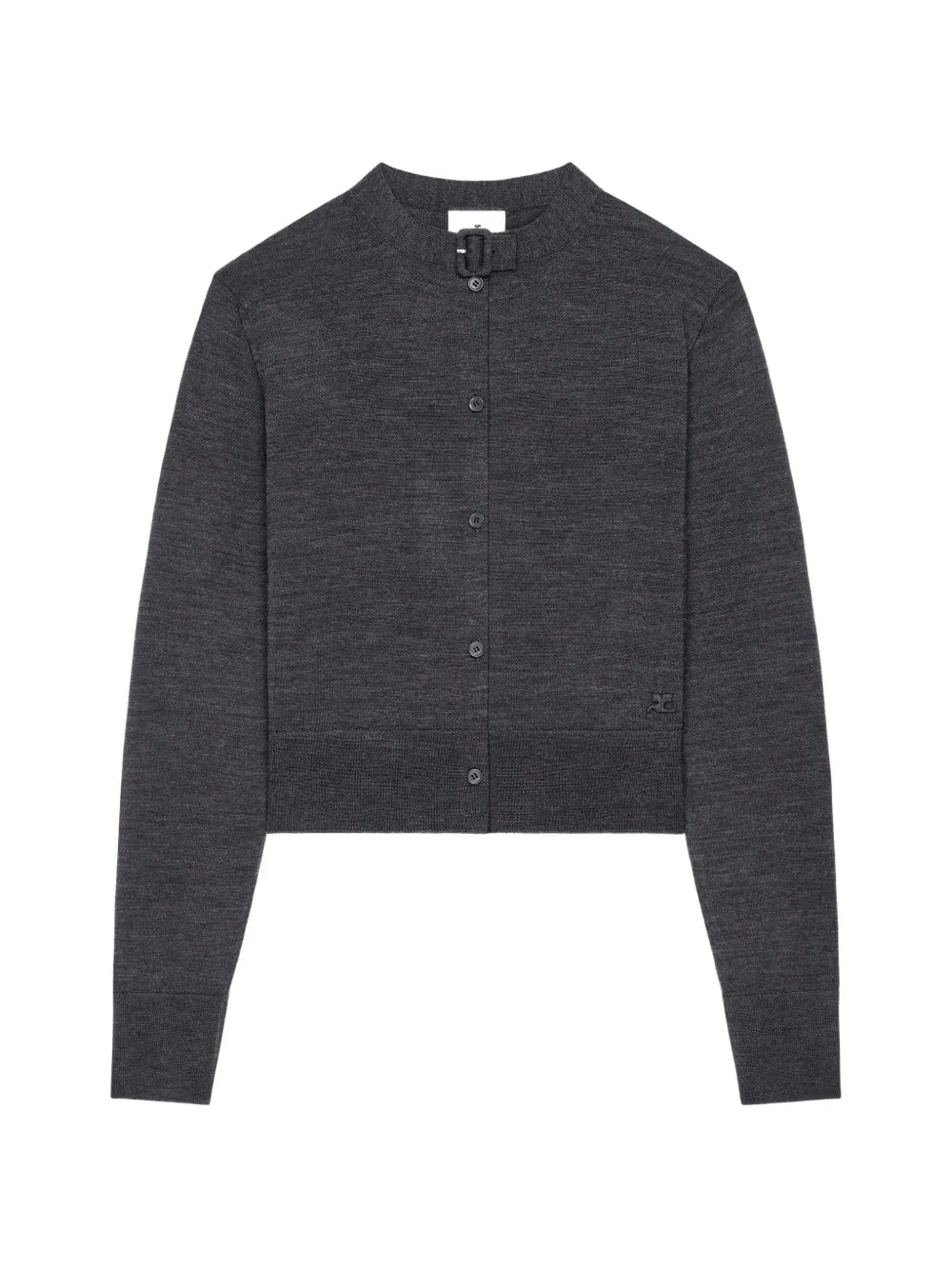 Courrèges Vest met gesp knopen Grijs