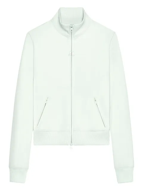 Courrèges sweat zippé à logo