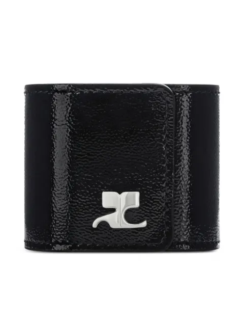 Courrèges pulsera con placa del logo