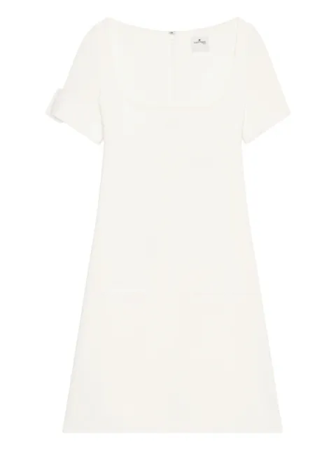 Courrèges buckle-detail short-sleeves mini dress