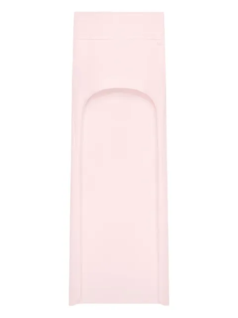 Courrèges logo midi skirt