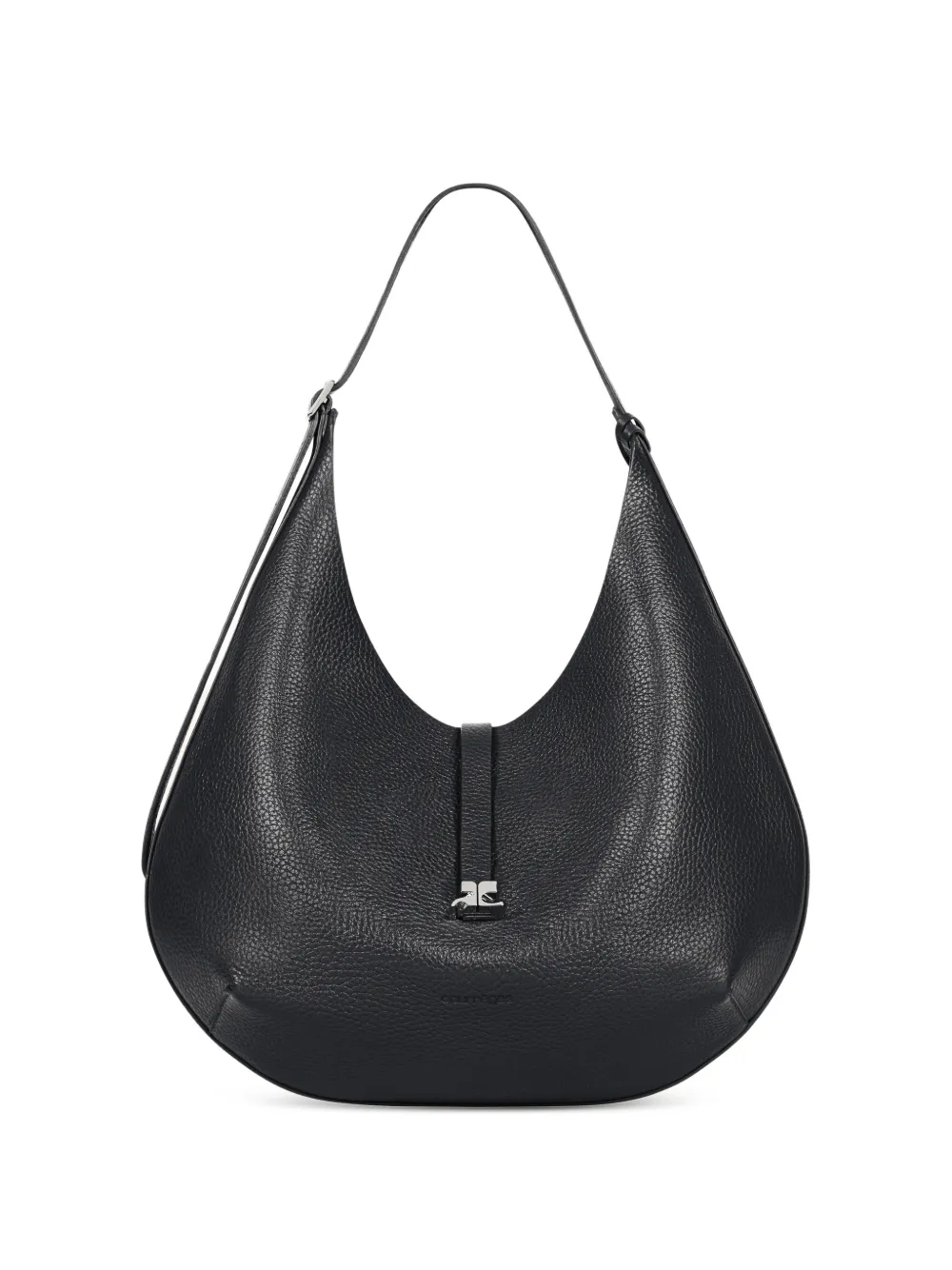 Courrèges tote Hobo de piel | negro | Image 1