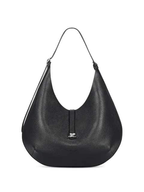 Courrèges Hobo grained leather tote bag