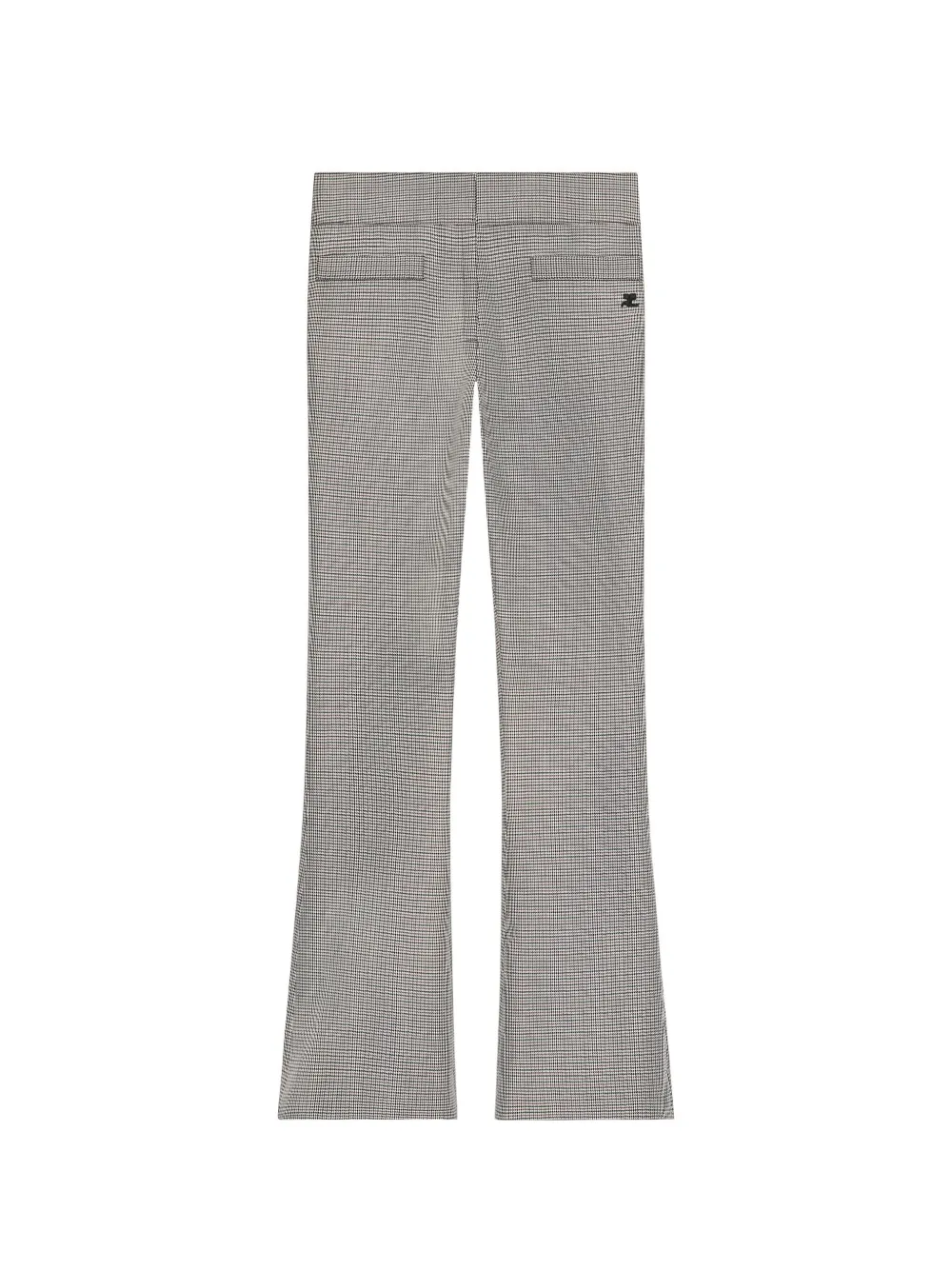 Courrèges Pantaloni in pied-de-poule - Grigio
