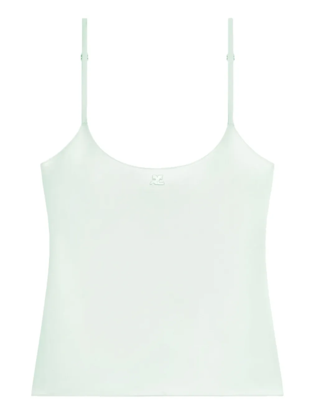 Courrèges logo-detail top - Verde