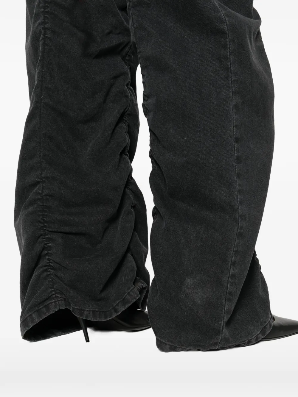 Palmatic Studio Ruched Panel Jeans In Black