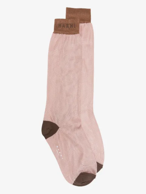 Marni calcetines con logo