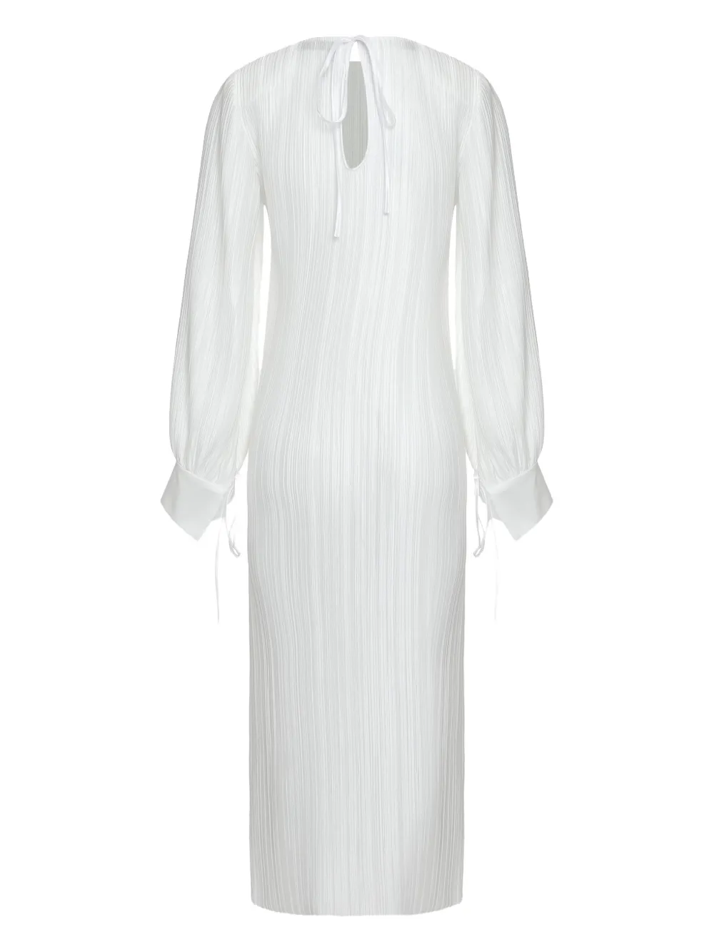 Les Filles d'Eva pleated long dress - Wit