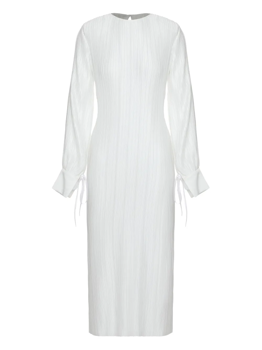 Les Filles d'Eva pleated long dress | White | Image 1