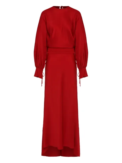 Les Filles d'Eva vestido largo con cuello redondo