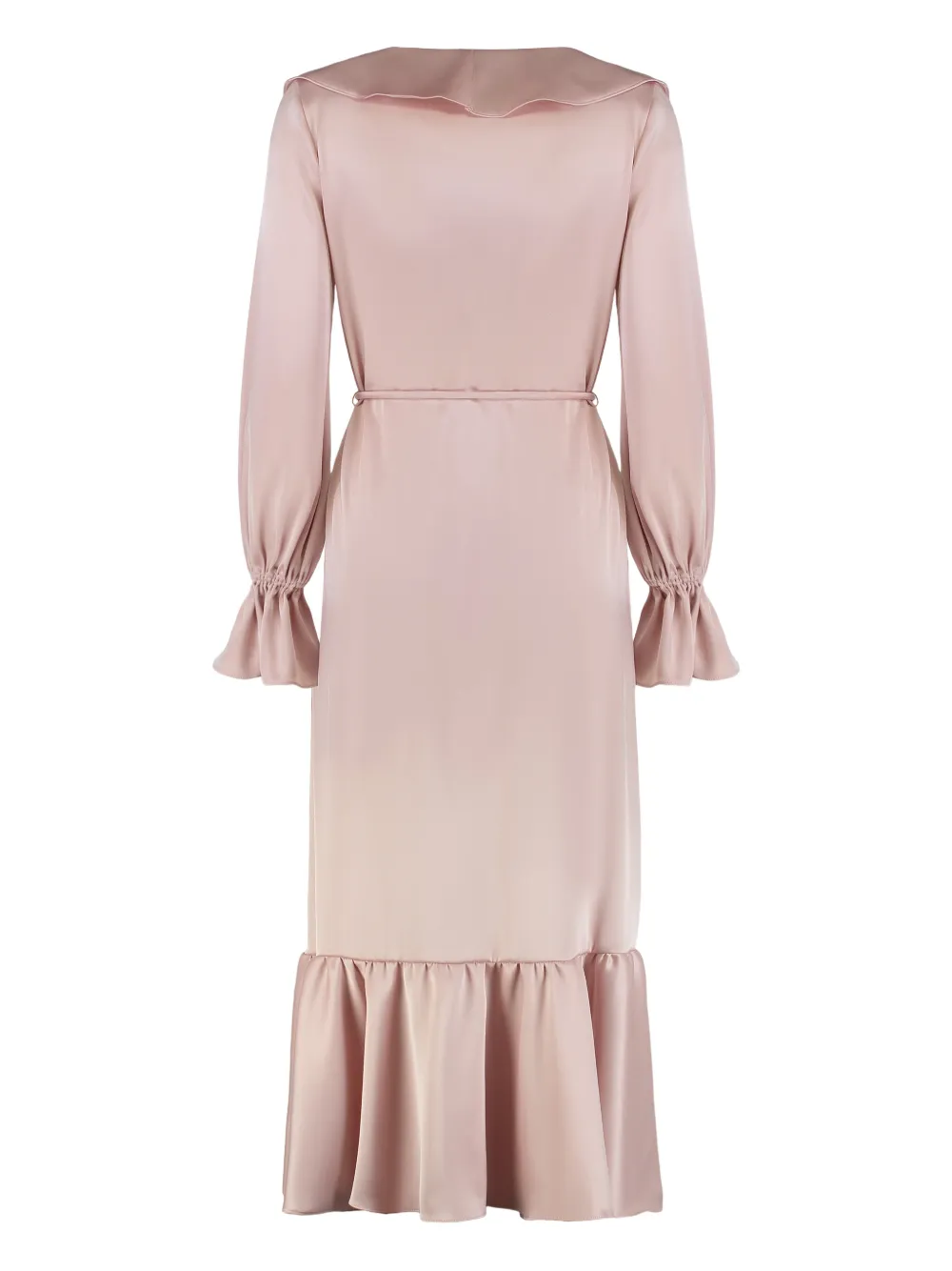 Les Filles d'Eva ruffled midi dress - Roze