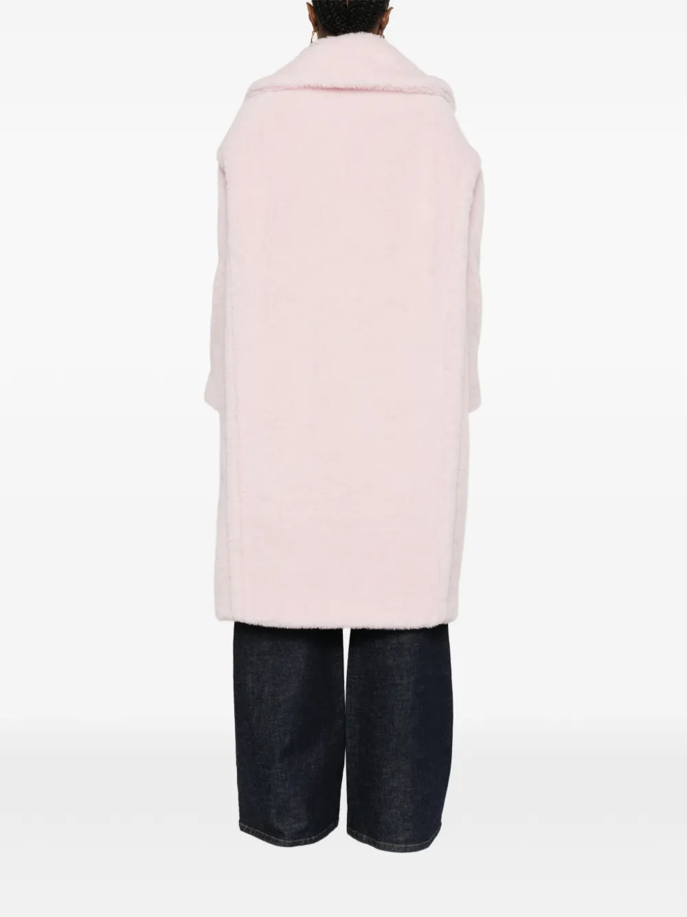 Max Mara Tedgirl jas met dubbele rij knopen Roze