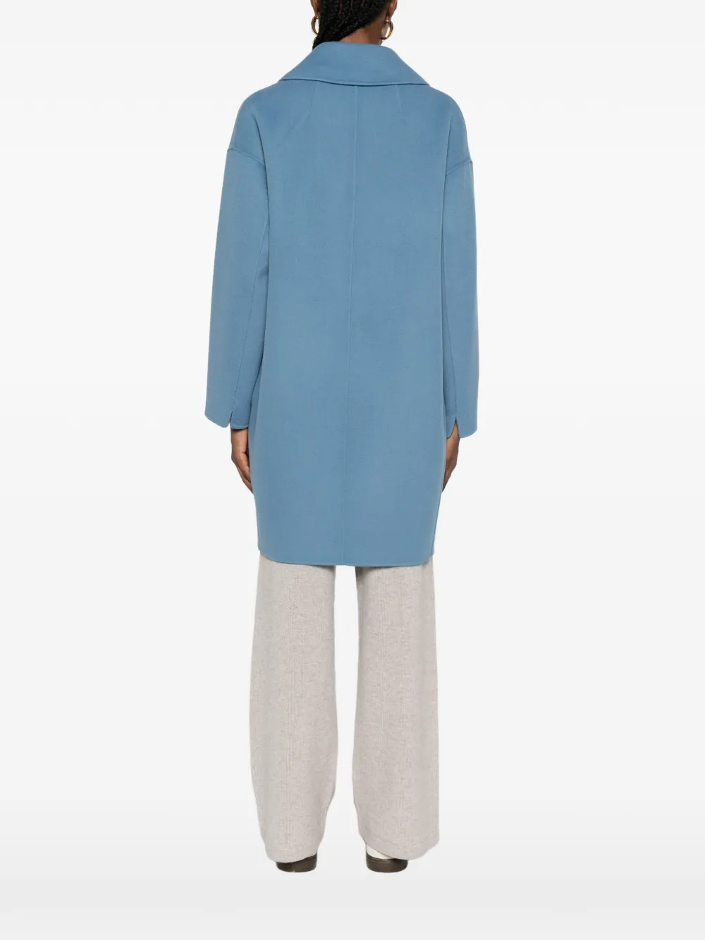 'S Max Mara Jas met dubbele rij knopen Blauw