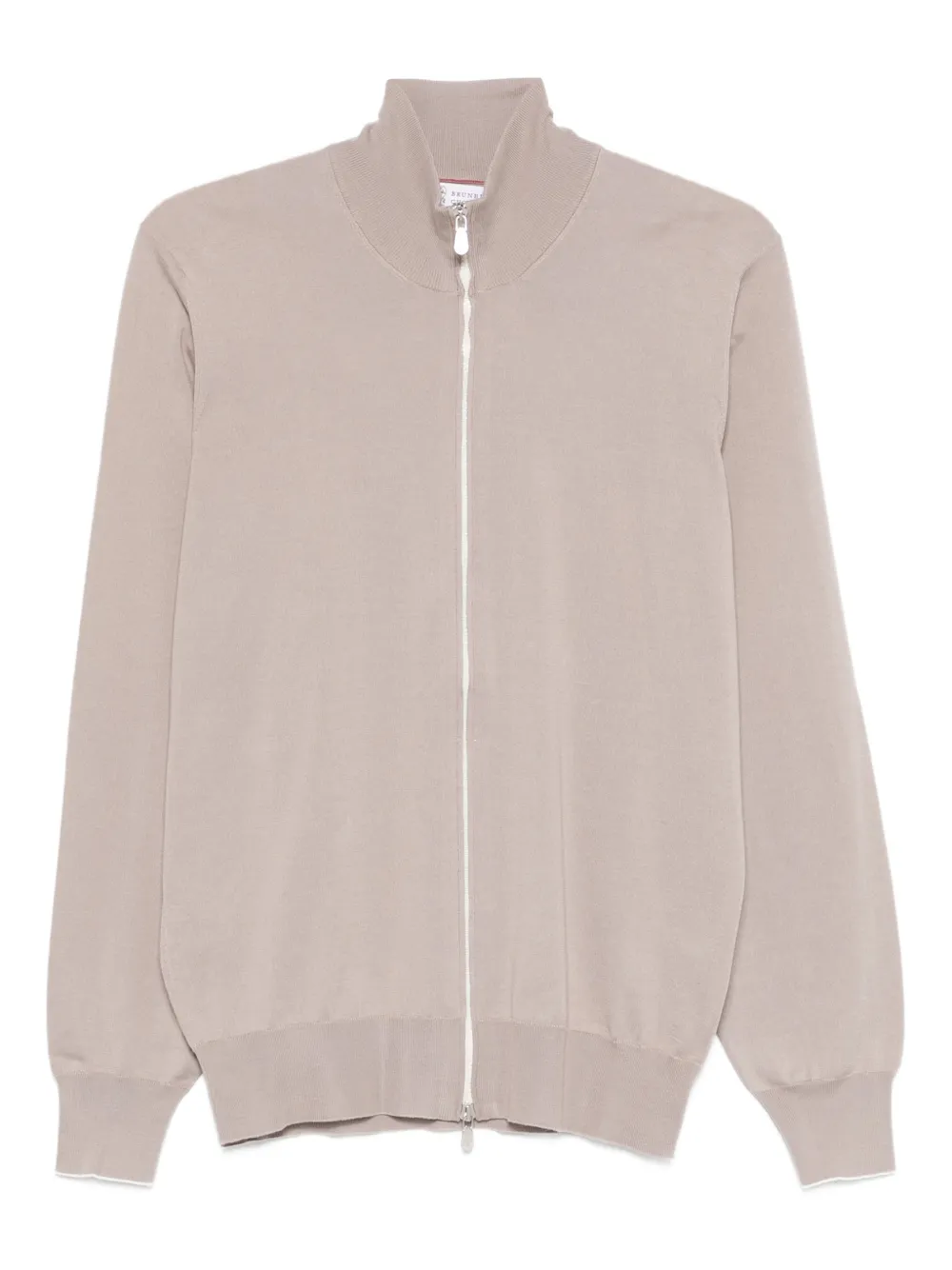 Brunello Cucinelli 코튼 집업 가디건 | 브라운 | Image 1