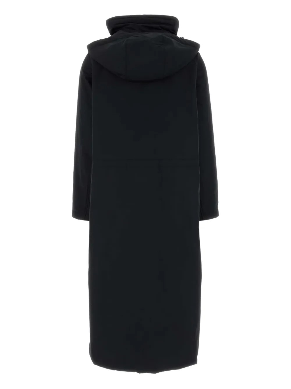 Herno Peacoat With Removable Hood In Black