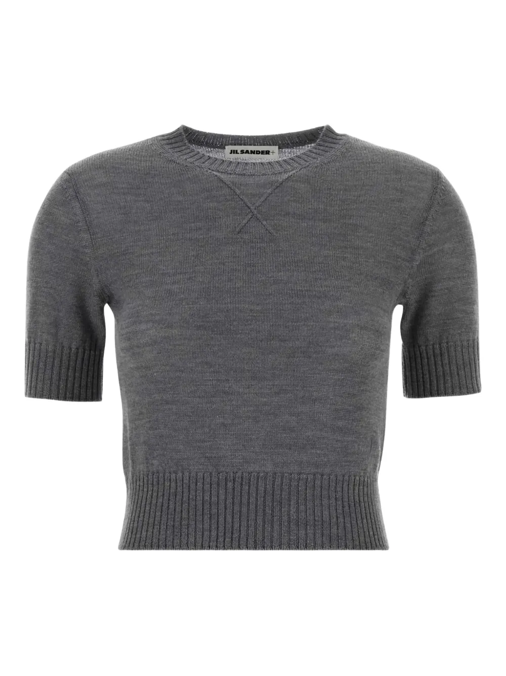 Jil Sander Wool T-shirt In Gray