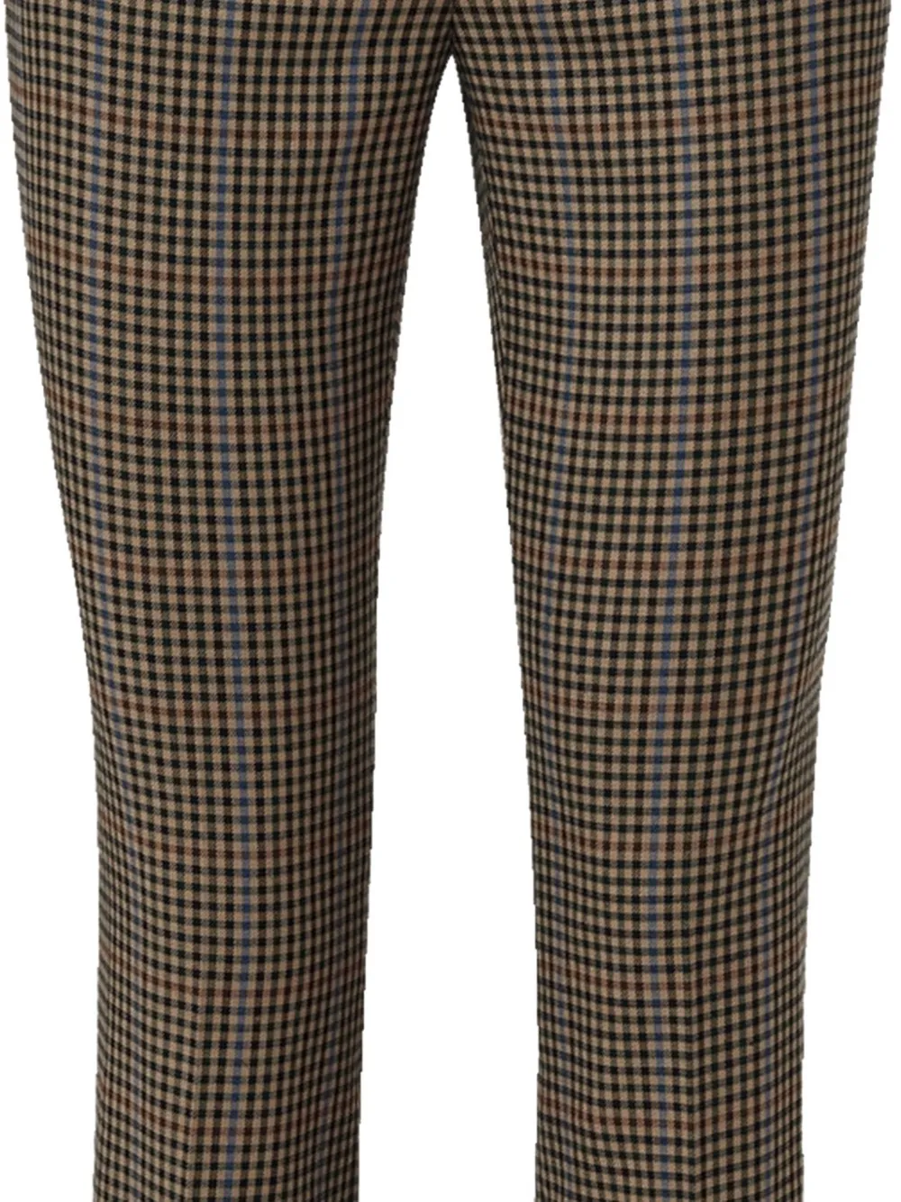  Veronica Beard Arte Checked Trousers - Brown 