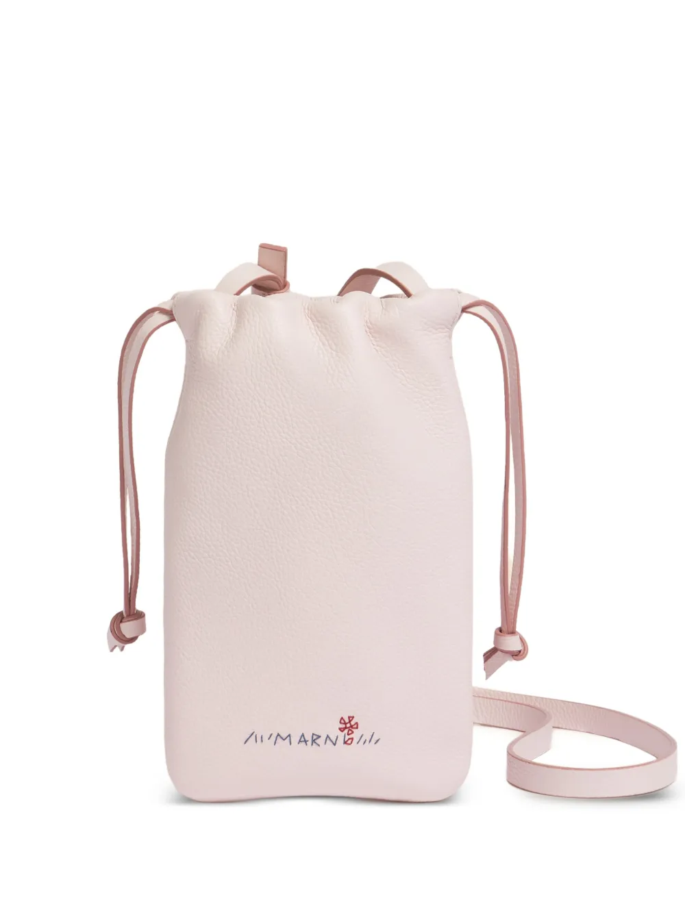 Marni Pouch per smartphone con ricamo - Rosa