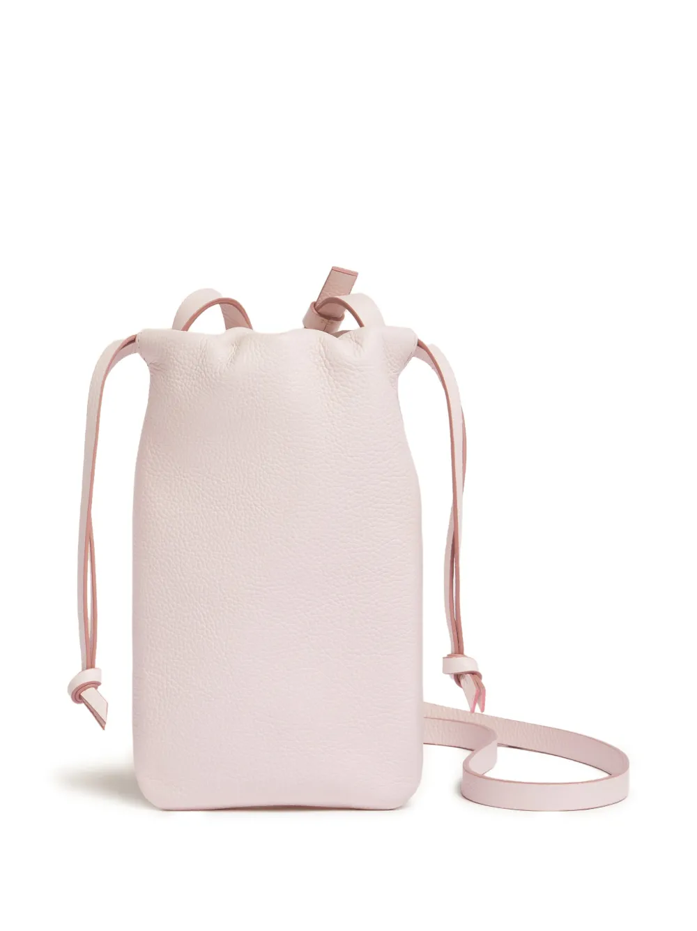  Marni Embroidered-logo Drawstring Phone Holder - Pink 