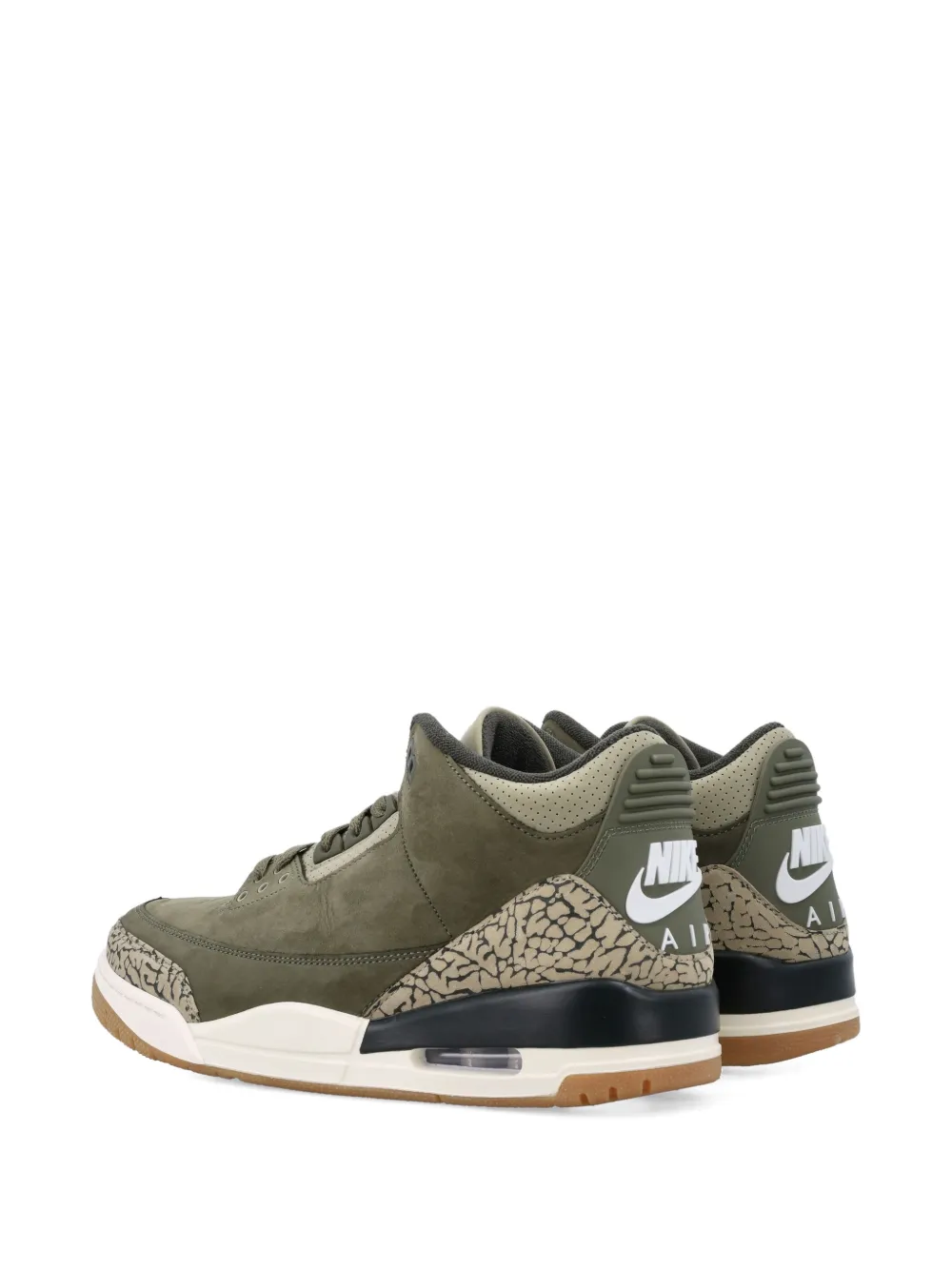 Nike Air Jordan 3 Retro suède sneakers Groen